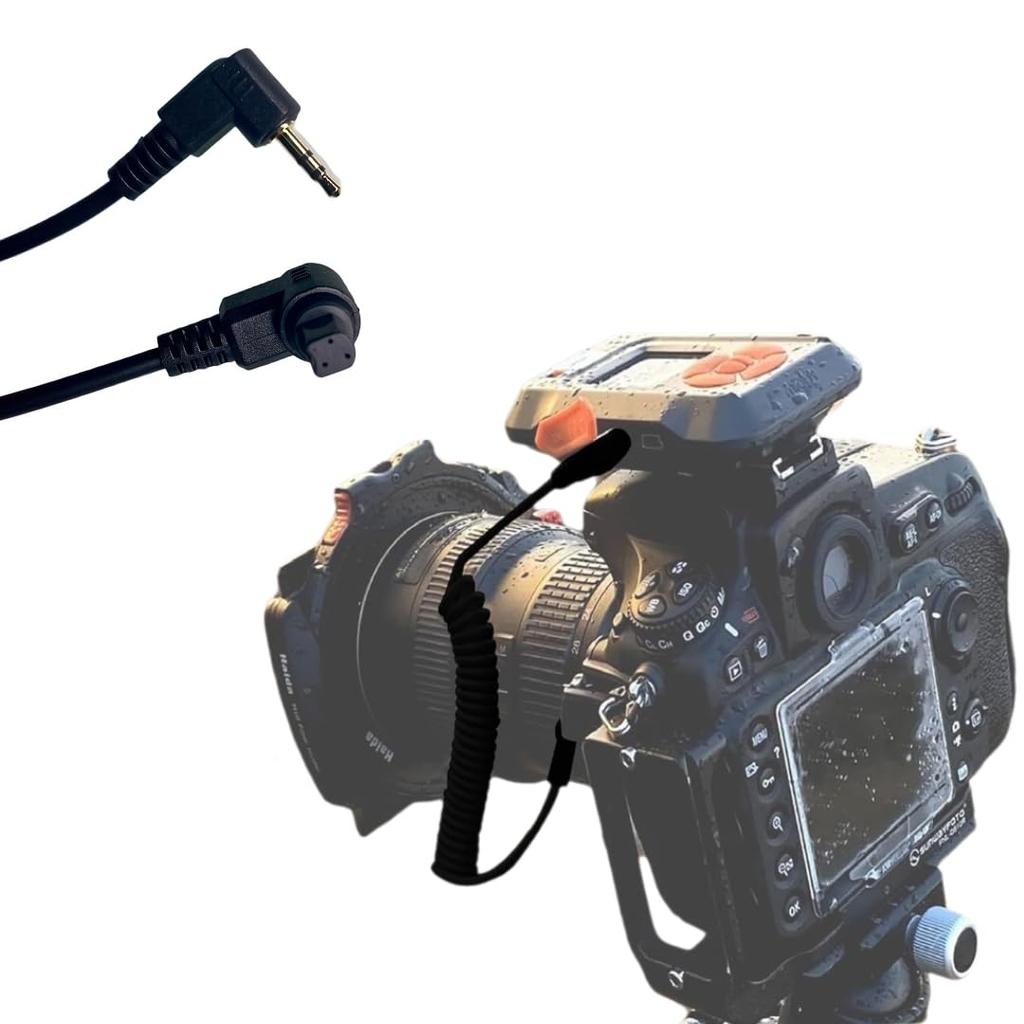 Remote Control Shutter Release Cable Cord for Canon EOS Compatible with Canon EOS 6D Mark 5D Mark IV III 7D Mark and 7D Black Cameras, R5, II, II,