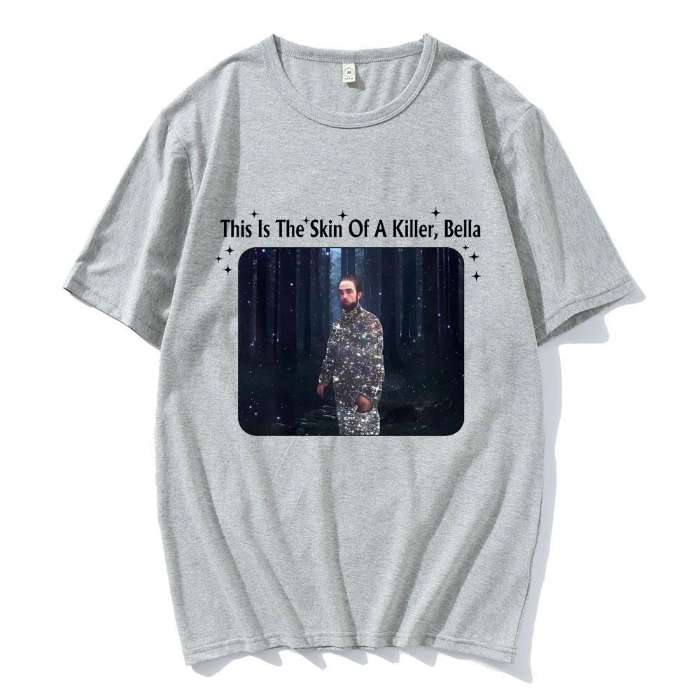 Robert Pattinson TShirts Twilight Saga Funny Print Streetwear Tees Unisex Oversized 100 Cotton T Shirt Tops Unisex Clothing