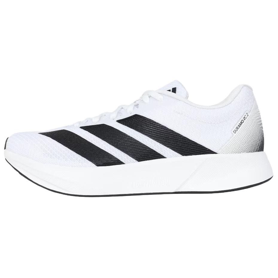 Adidas Duramo Versatile Comfortable Lightweight Low-Top Running Shoes Unisex Running Shoes White Black JS4428