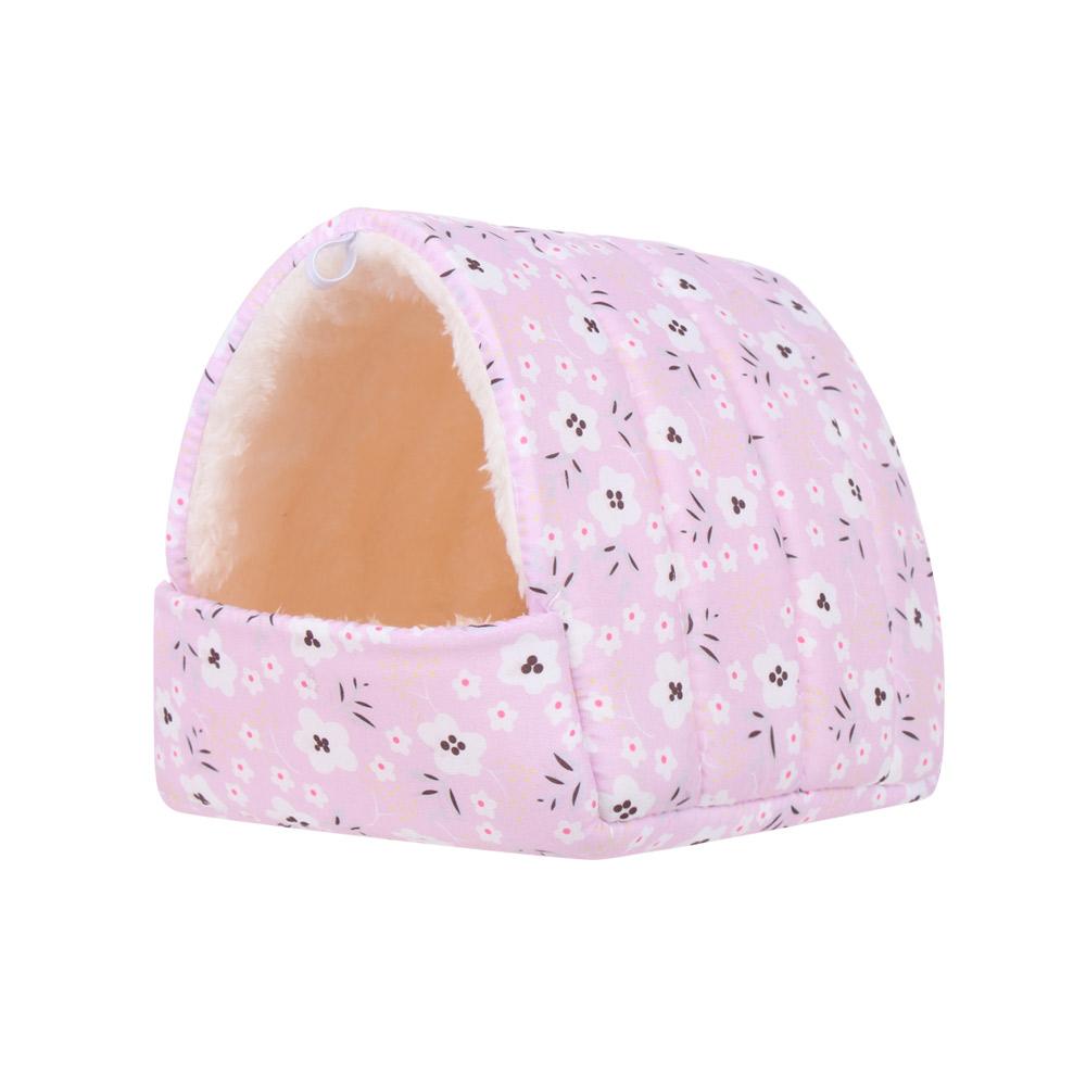 Hamsterhaus Warme Weiche Betten und Häuser Nagetierkäfig Bedruckte Hängematte für Ratten Baumwolle Meerschweinchen Hängekäfig Kleintier