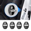 VW Valve Stems Caps 4Pcs Car Door Lock Protective Cover Stickers Auto Accessories For Volkswagen VW RLine R Golf Amarok T5 Phaeton EQ1
