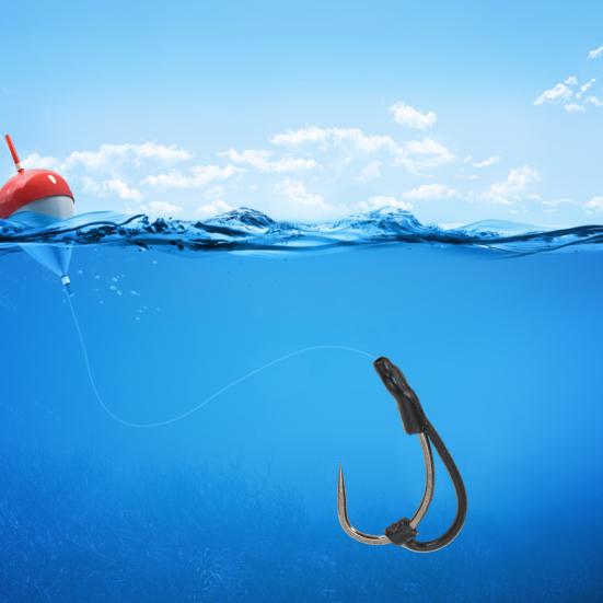 10Pcs D Rig Aligners Universal Multifunctional Silicone Carp Fishing D Rig Kicker Hooks Fishing Accessories