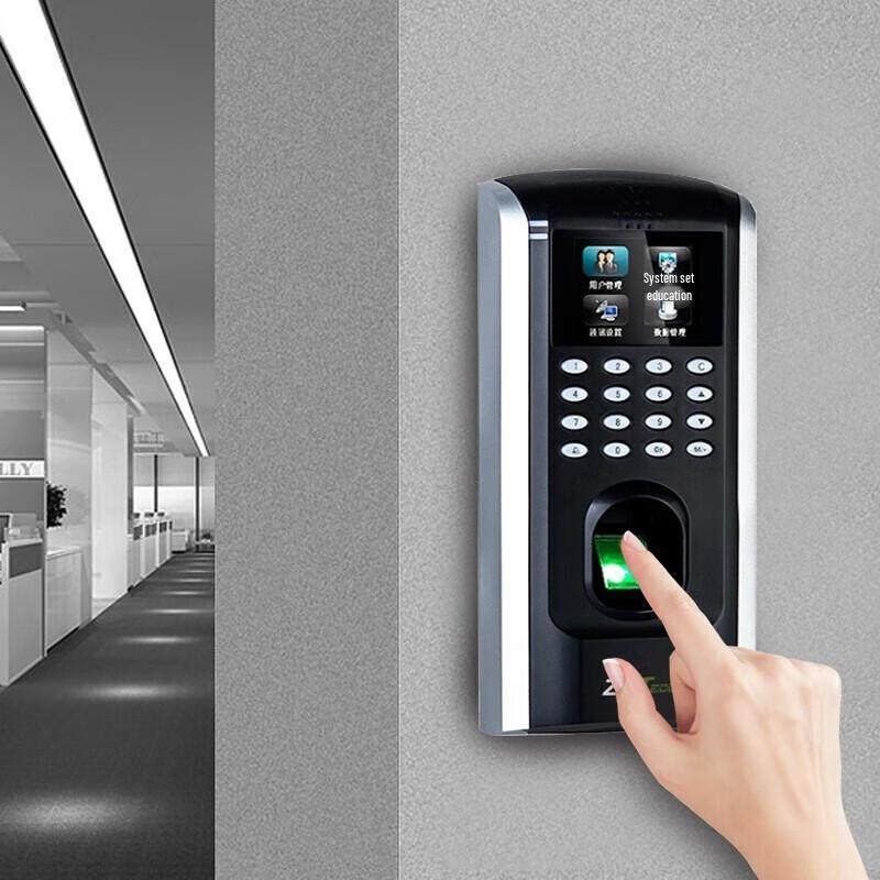 ZKTECO F7PLUS Fingerprint Attendance & Access Control System CN plug (adapter included)