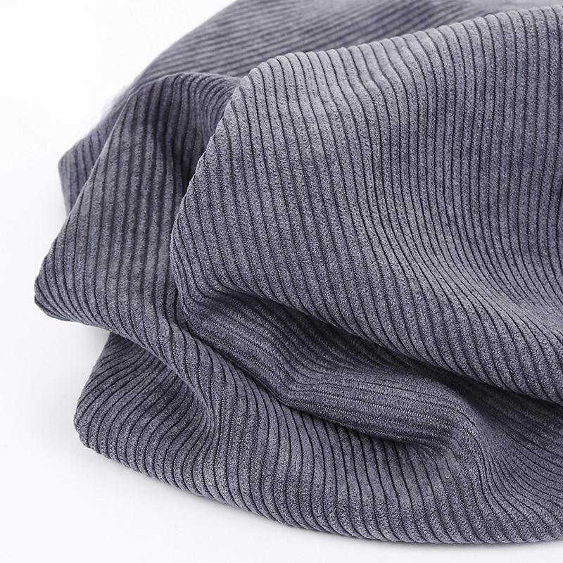 8 Strips Polyester Sand Wash Cotton Corduroy Cloth Non-elastic Cotton Fabric for Men and Women Coat Cloth Head