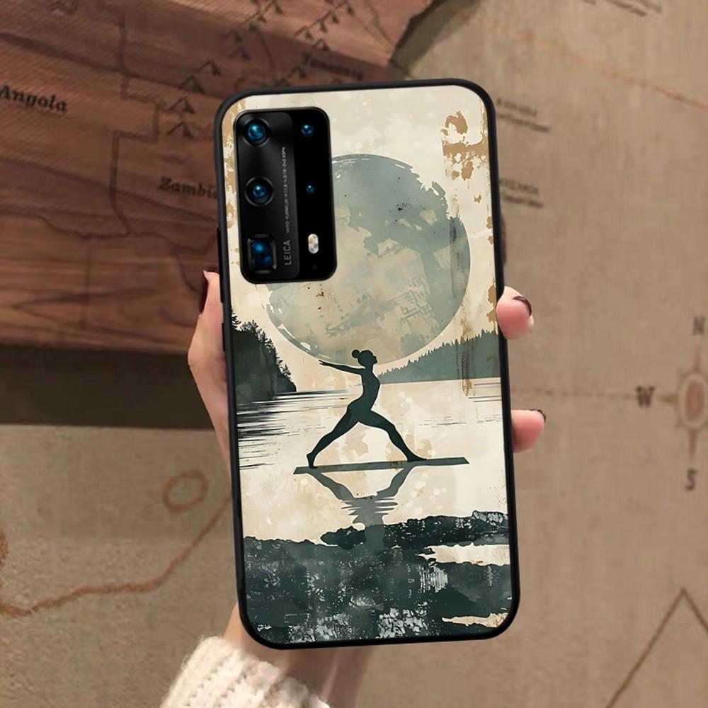 The Yoga Phone Case For Huawei P 8 9 10 20 30 40 50 Pro Lite Psmart Honor 10 Lite 70 Mate 20lite