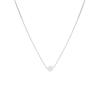 [925 Silver] Un.Silver.131 / Simple Pearl Necklace (Silver)