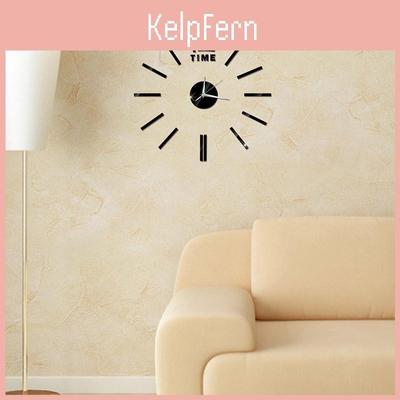 Espelho 3D Deslumbrante Luxo Moderno DIY Adesivo de Relógio de Parede Grande Para Decoração de Casa Escritório