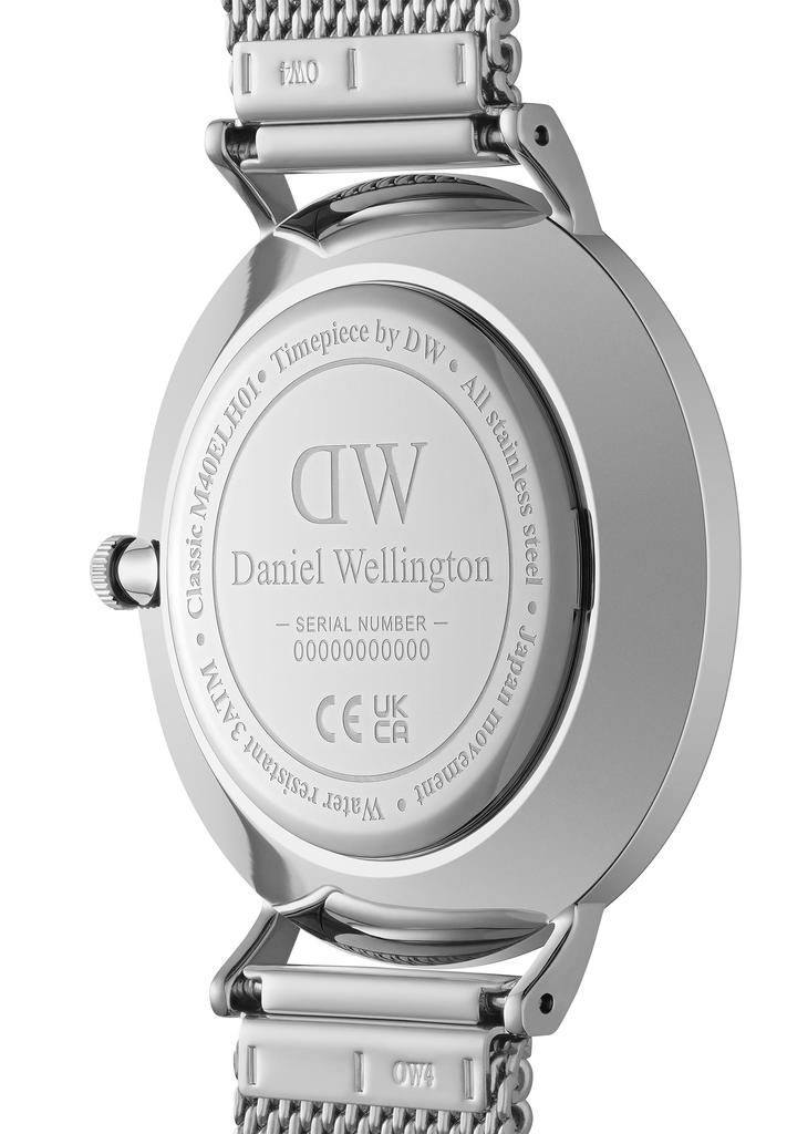 Daniel Wellington DW Men's Classic Multi-Eye Watch, 40mm, Sterling Silver, Arctic. A Sophisticated Luxury Timepiece, Perfect As a Gift.