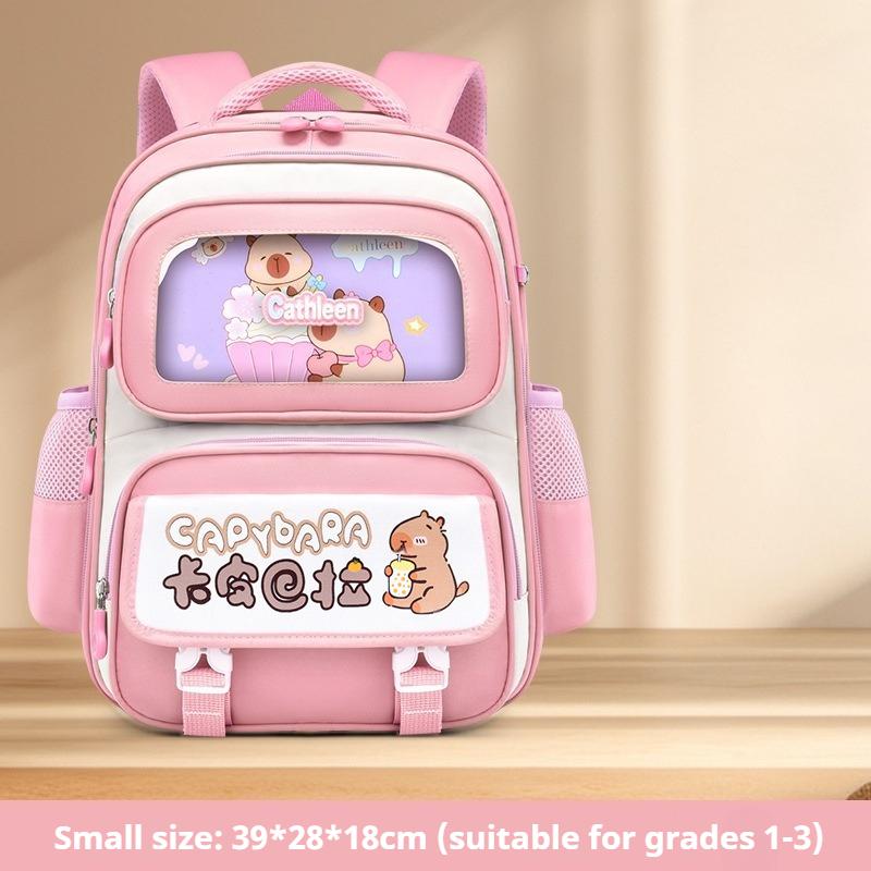 

Милый детский рюкзак, дышащая наплечная сумка, многослойный, большой вместимости, устойчивый к царапинам и износу. S розовый