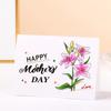 10pcs Floral Pattern 3D Floral Greeting Cards 3D Design Mother's Day Card  Father's Day