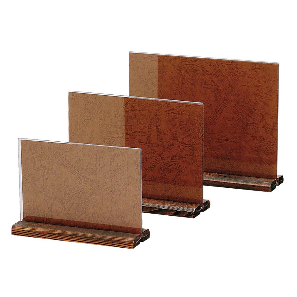 Yamako menu stand cedar Small Japanese-style (burnt legs)