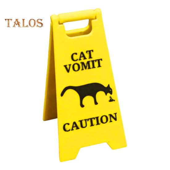 

Знак рвоты кошки, стоящей собаки, предупреждающий о рвоте, черный силуэт кошки или собаки, знак для декора ванной комнаты, кляп, подарок Cat