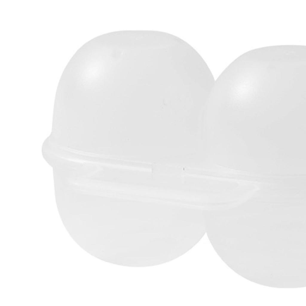 Przenośny Pojemnik na Jajka Wstrząsoodporny Pojemnik na 2 Jajka Etui do Przechowywania na Kemping na Zewnątrz Piesze Wędrówki