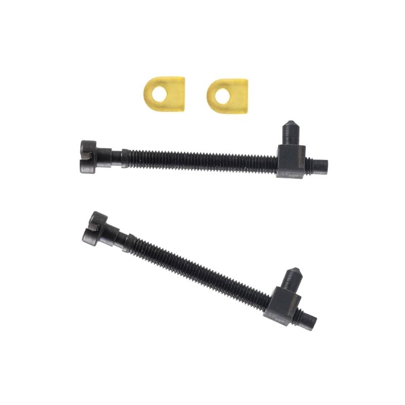 Threaded Chainsaw Chain Adjuster Screws and Tensioner Plates, Chain Tensioner Replacement Parts for Maintenance and Repair Hardware