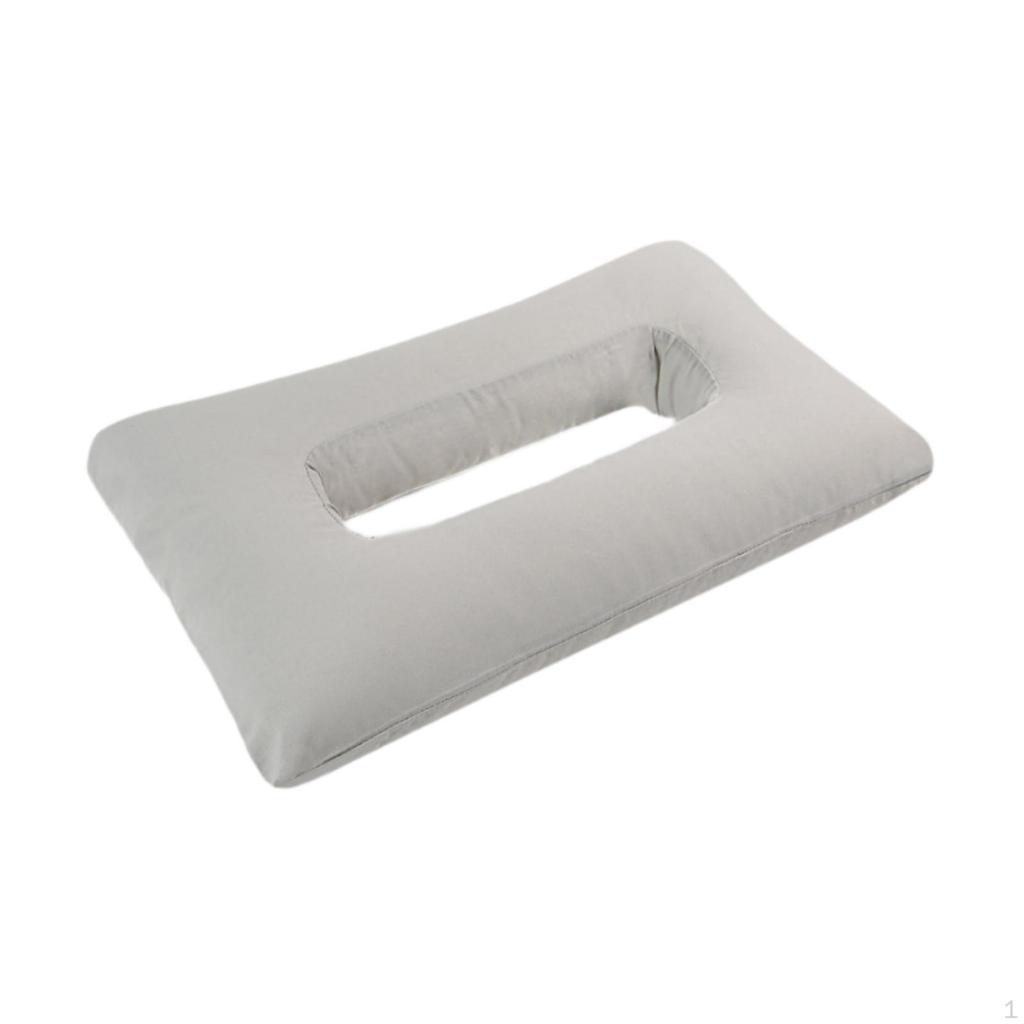 Ear Piercing Pillow for Side Sleepers Breathable Washable Comfortable Home with A Hole