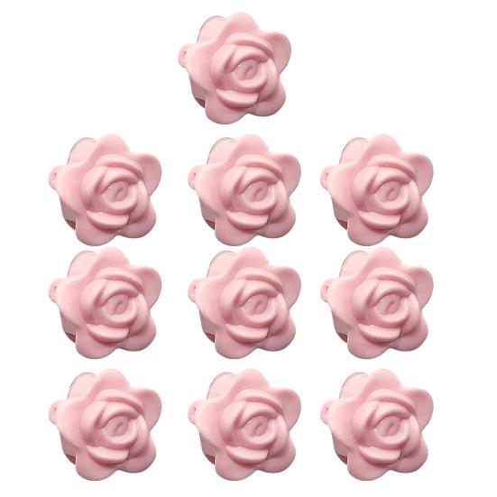 10Pcs Plant Fixing Clips Climbing Vine Wall Fixture Clips with Adhesive Leaf Flower Design Fixing Clips for Indoor Outdoor Pothos Wall Vines