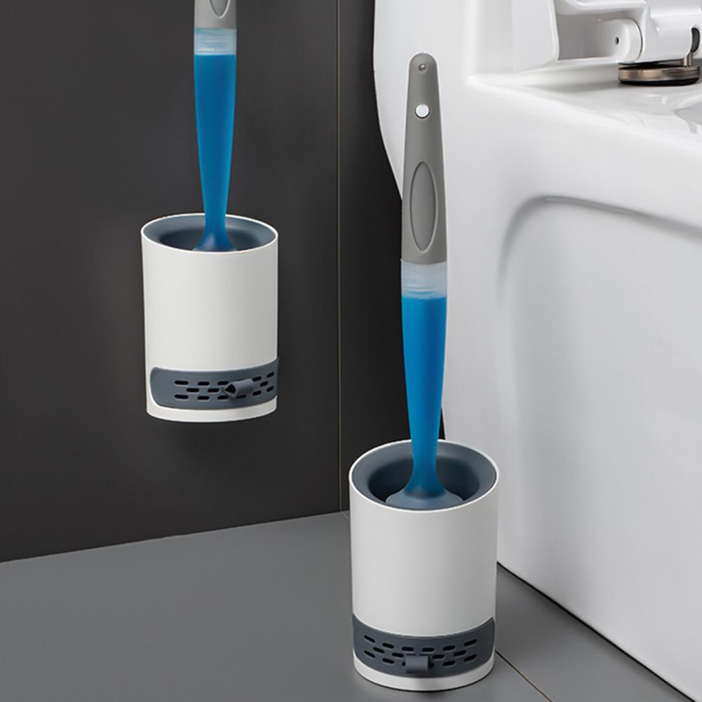 Bathroom Deep Cleaning Toilet Cleaner Soft Tpr Bristles Deep Cleaning Drip-Proof For Bathroom Use China Mainland