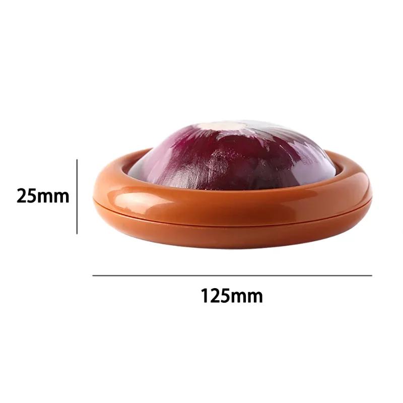 

Fruit Vegetable Airtight Fresh Storage Box Lemon Tomato Avocado Preservation Seal Cover Transparent Reusable Kitchen Tools