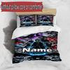 3pcs Duvet Cover Set (1*Duvet Cover + 2*Pillowcase, Without Core), Custom Name How to Train Your Dragon Pattern Bedding Set, Home Bedroom Decor Gift