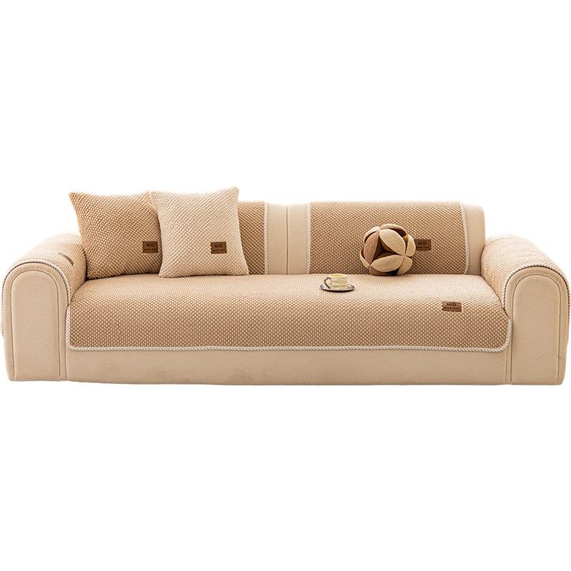 Plush Sofa Cover Winter Comfortable Skin-Friendly New Thickened Non-Slip Durable Light Luxury High-End Cushion Sofa Cover