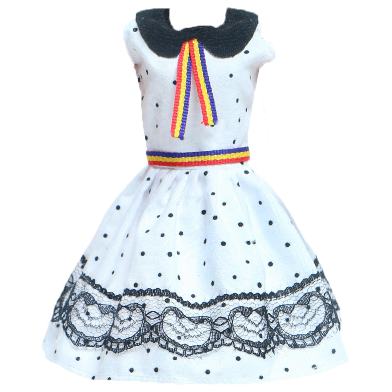 

Одежда для куклы Барби, повседневная повседневная одежда, брюки, футболка, юбка, мини-платье, пышные размеры, аксессуары для кукол 11,5 дюймов