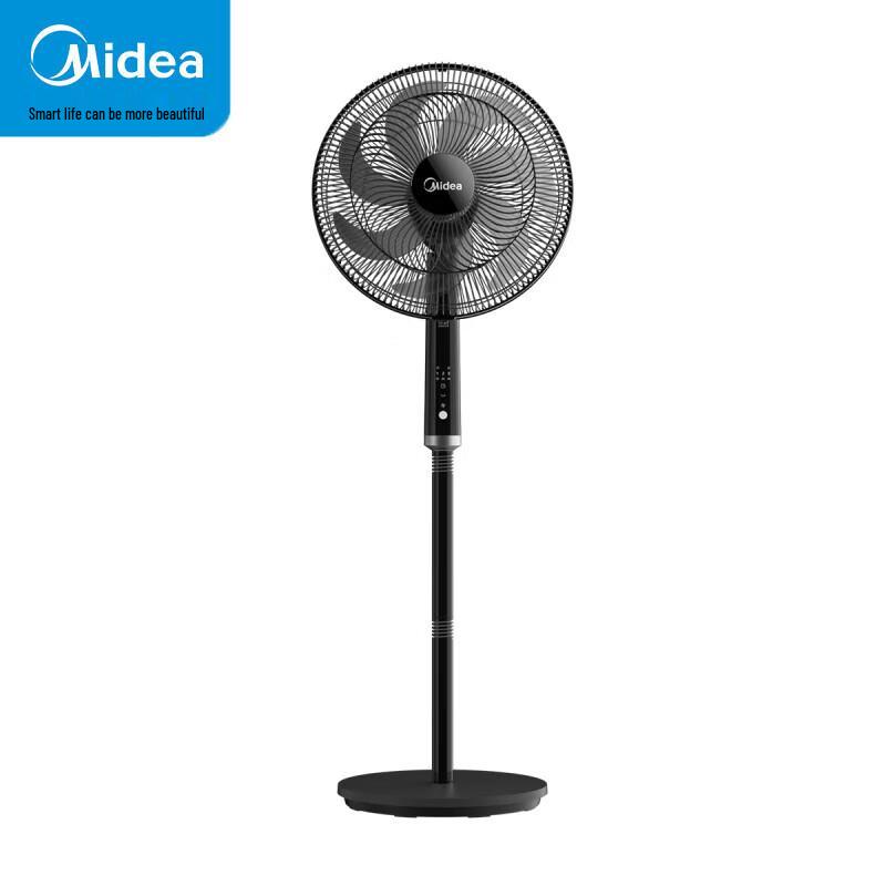 Midea Silent Dual-Use Floor & Desk Fan with Remote