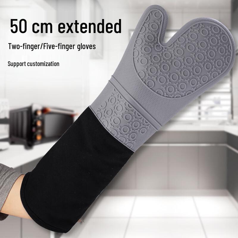 High-Temperature Silicone Oven Mitt