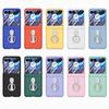 Telefonhülle mit Fingerringhalter für Motorola Razr 50 Ultra Mooto Razr40 Rückseitenschutz aus gehärtetem Glas