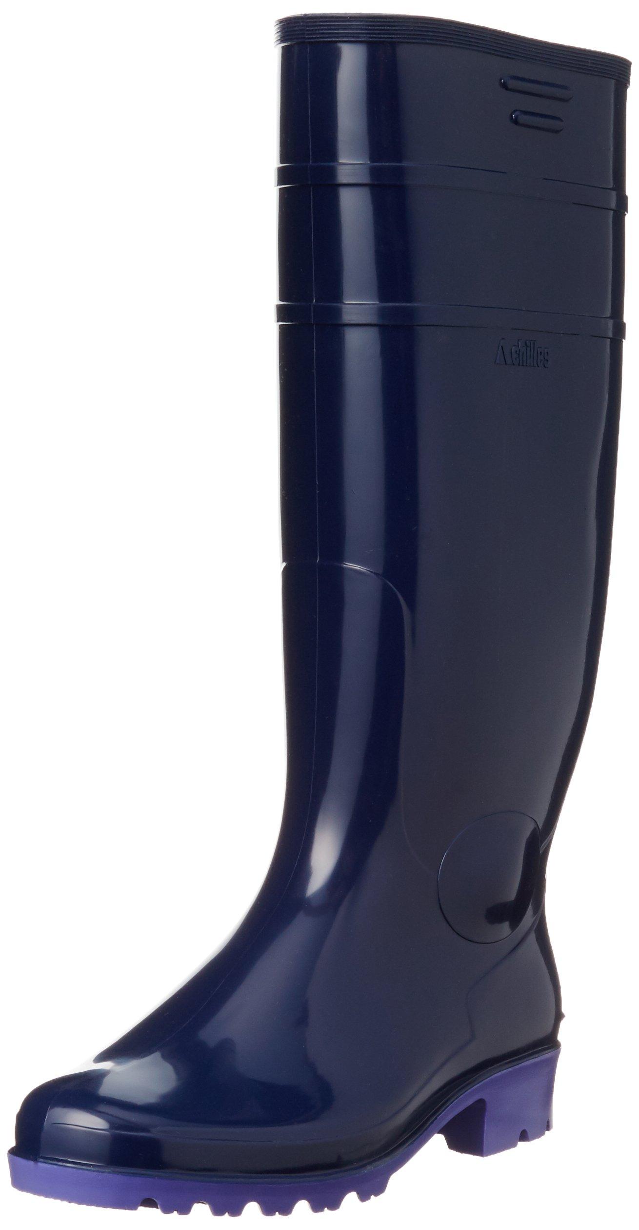 

Achilles Workmaster Made in Size Boots, Semi-Oil Resistant, Japan, 2E, Unisex, Navy, 24.5cm