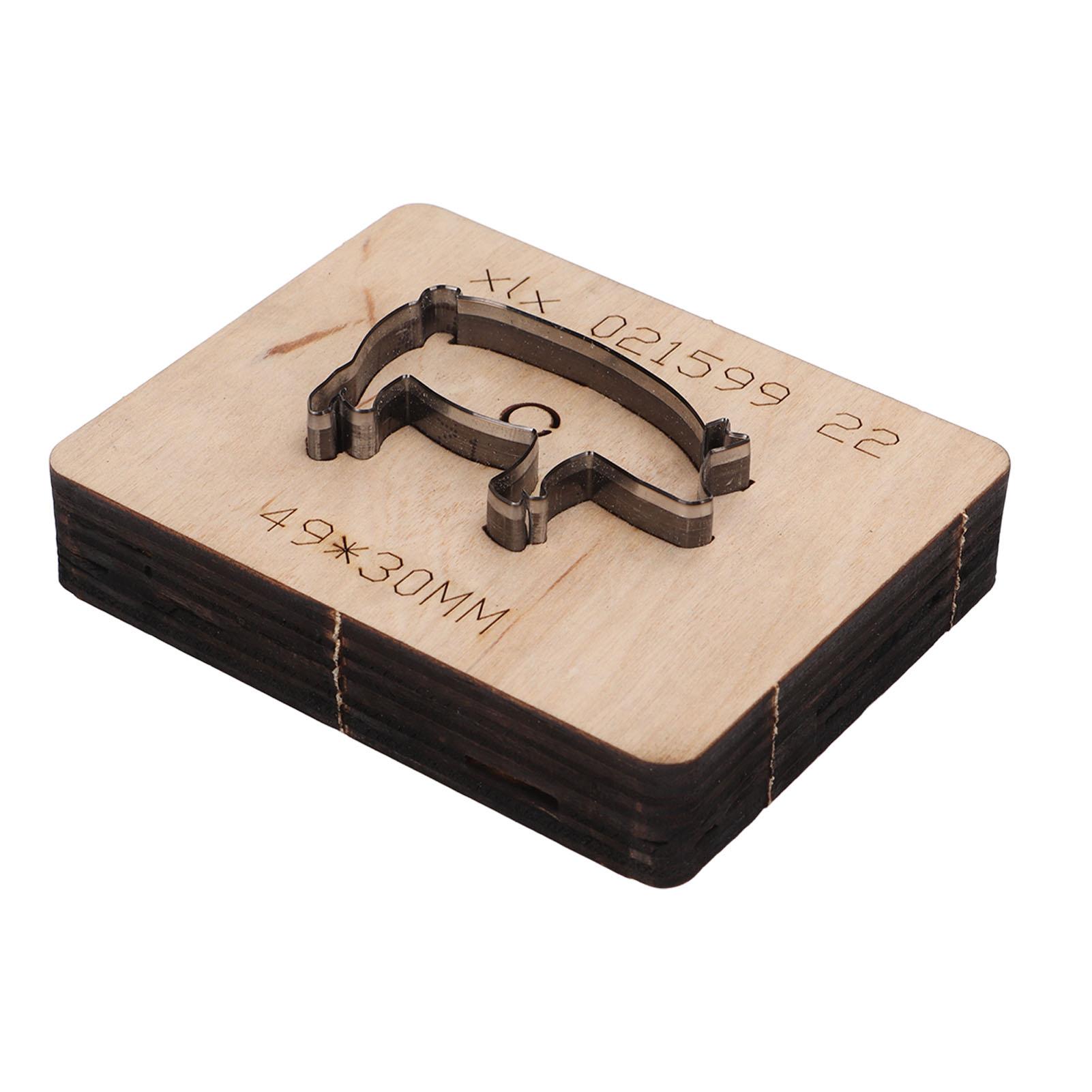 

Форма свиньи Кожаный пробивной штамп DIY Лезвие Режущие штампы Тиснение Режущий шаблон