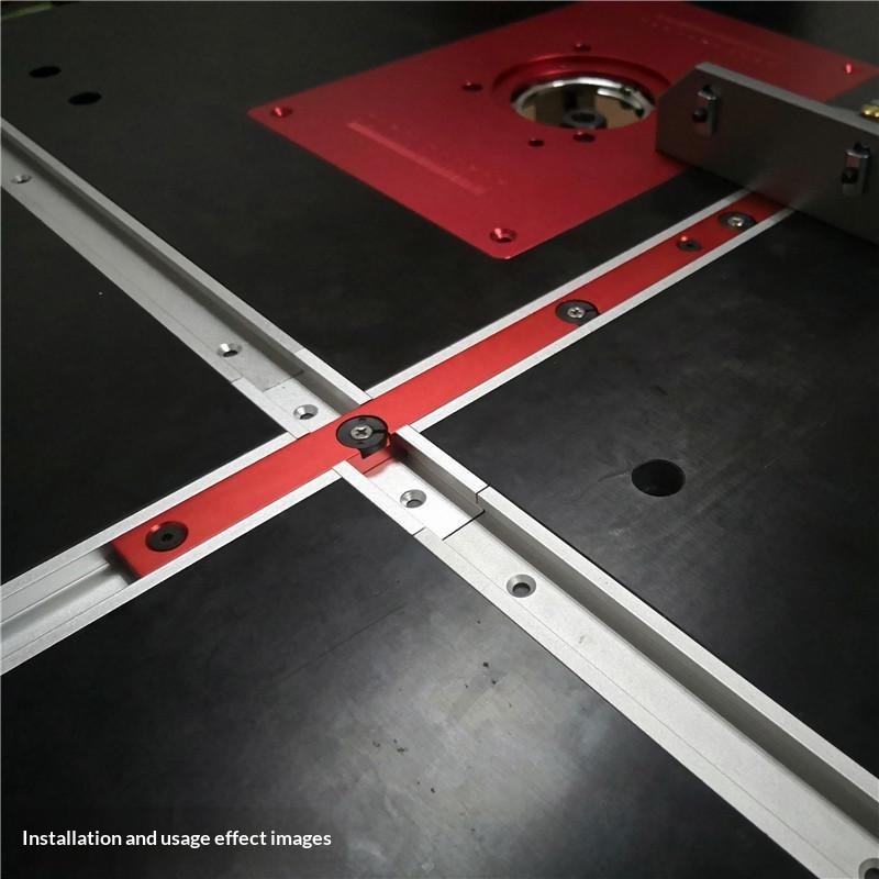 1Pc Type 30 Woodworking Chute Guide Rail Electric Circular Saw Flip Table Cross Connector for Table Saw Woodworking Accessories.