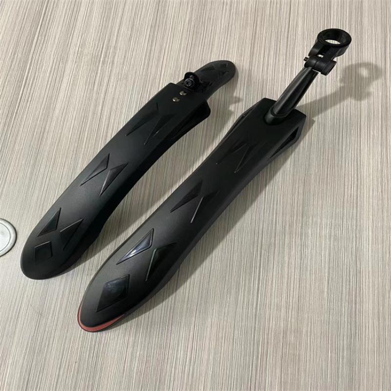 1 Set High Toughness Bike Front Rear Mudguard For 26-27.5 Inch Mtb S Bike Accessories Reflective Bicycle