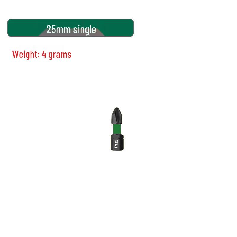 Impact-Resistant Magnetic Phillips Screwdriver Bit Set - High Hardness, Anti-Slip, Electric Drill Compatible