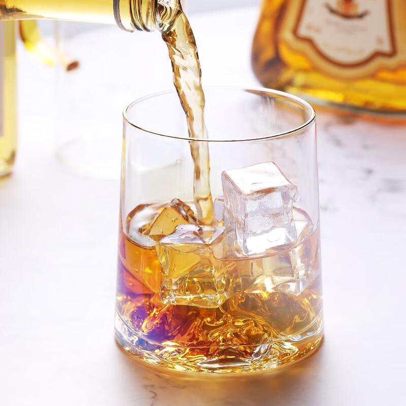 Copos de Vinho e Bebidas Espirituosas de Cristal Sem Chumbo Pintados à Mão com Ouro 24K - Conjunto de 2