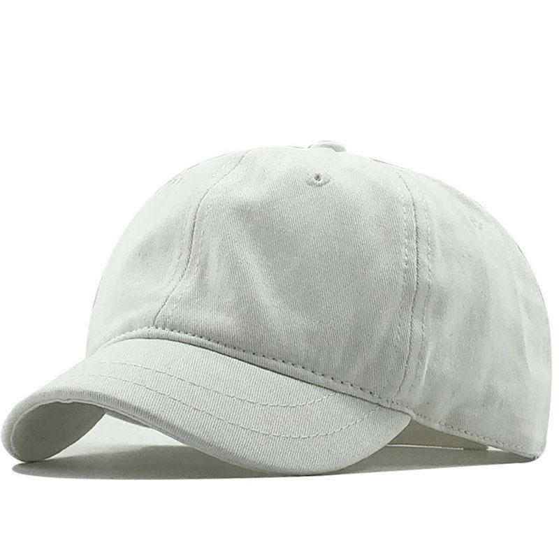 Short Brim Cap Personalized Trendy Brand Simple Hat Men's and Women's Soft Brim Soft Top Small Edge Baseball Cap