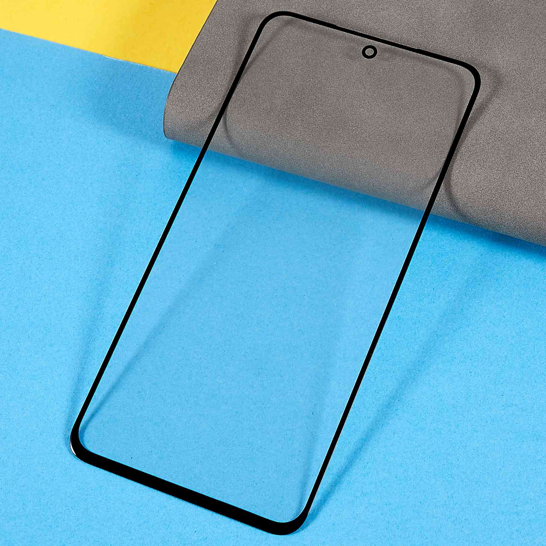 

For Samsung Galaxy S21 FE 5G G990 Grade C Screen Glass Lens+OCA Adhesive Replacement (without Logo) Type A