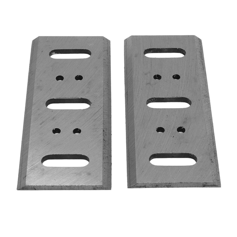 2pcs High Speed Steel Planer Blades Alloy Material Double Edged Planer Blade  Woodworking Use