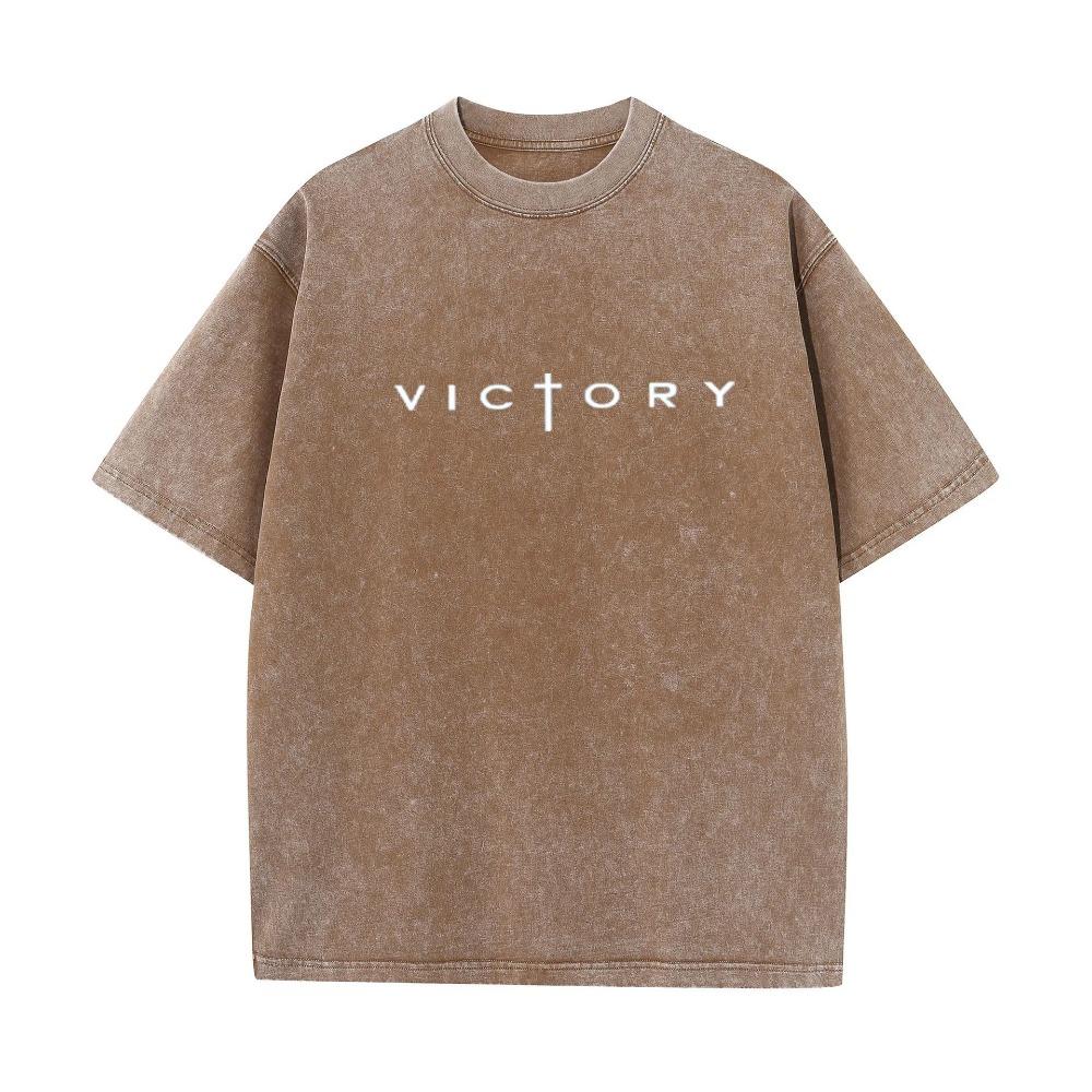 

Men s Summer Victory Print Short Sleeve T-shirt Casual Sport Outdoor Graphic Tee Hommes T-shirt 3XL