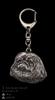 Pekingese, Pekinese, Peke - Silver-plated Key Ring with Dog, Handbag Decoration, Backpack Pendant by Art-Dog Brand