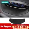 For Peugeot 3008 5008 GT 2016 2017 2018 2019 2020 2021 2022 2023 Car Dashboard Anti-Slip Pad Display Meter Mats Accessories