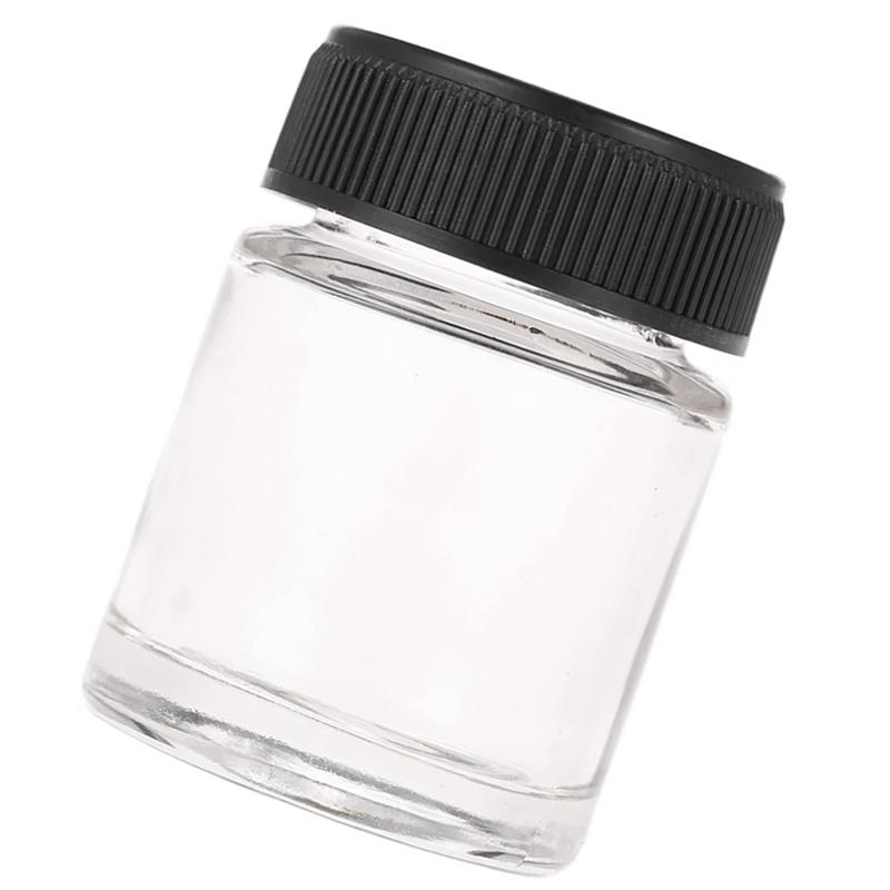 Nail Art Airbrush Tank Glass Bottle Airbrush Tool Accessories Paint Cup 10 Pcs 22Cc Airbrush Paint Cosmetic Bottle Jar