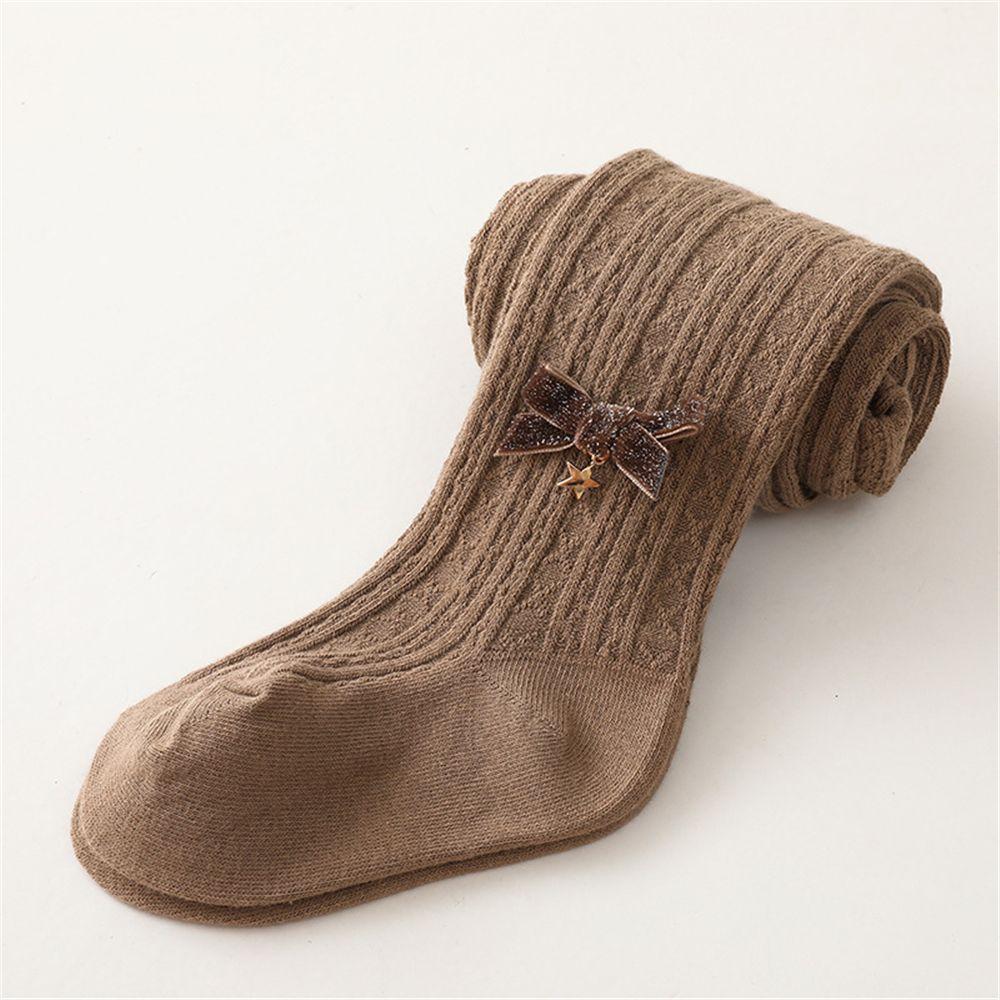 Zimní Dětské Novorozenecké Punčochové kalhoty Batolecí Legíny Dětské Bavlněné Punčocháče Pletené Teplé Punčochové kalhoty