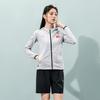 Li Ning National Team Series Waterproof Breathable Sweat-Wicking Sports Windbreaker Men outerwear Dove-Gray AFDU317-2