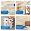 MOFIT 3d Tile Sticker Kitchen Marble Style Tile Sticker Tile Sheet Toilet Wall Sheet Kitchen Panel Washroom Waterproof Wall Sticker DIY 5 Tile,
