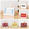2025 Makeup Brush Holder Multi-Function Pencil Storage Box Desk Calendar Organizers  School/Office