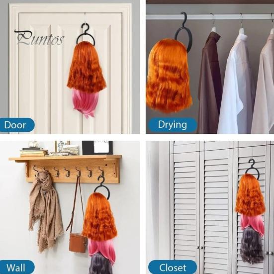 Wieszak na czapkę bejsbolową Organizator Okrągłe drzwi z tyłu Wielofunkcyjna peruka Kapelusz z daszkiem Szalik Torba na ubrania Wyświetlacz Uchwyt ścienny Wieszak ścienny