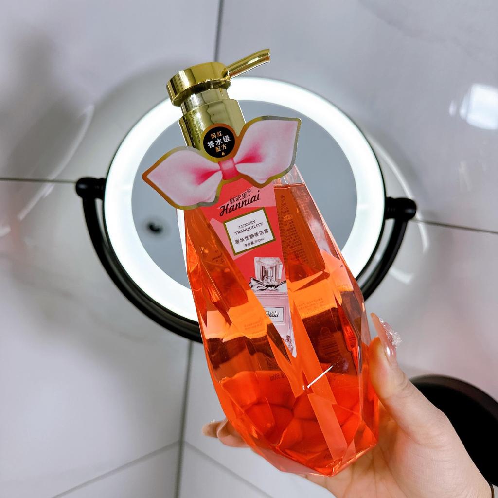 Luxurious Tranquil Body Wash: Moisturizing, Skin-Nourishing, Gentle Cleansing, Refreshing, Oil-Control, Long-Lasting Fragrance.