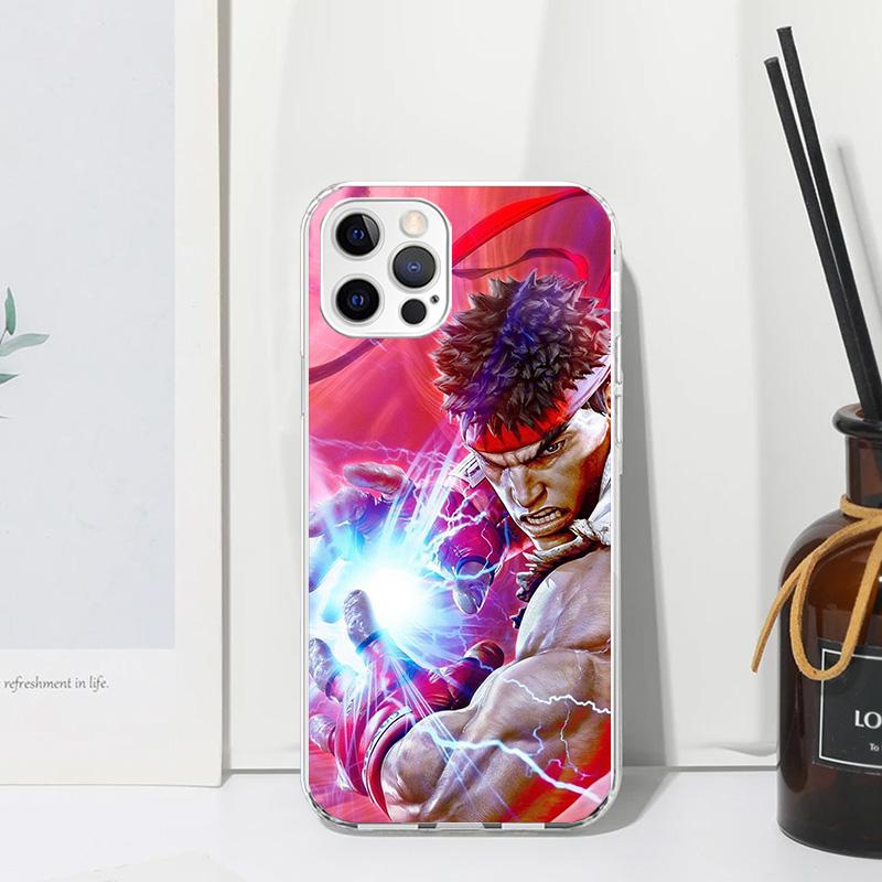 Game S-Street F-FighterS Phone Case For Iphone 17 Air 16 15 Plus 16E 14 Pro Max 13 Mini 12 11 7 8 SE Fundas Soft Back Cover 17 A