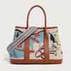 Printed Canvas Bag, Garden Bag, European And American Classic Painted Tote Women'S Bag, Graffiti Large-Capacity Portable Women'S Bag