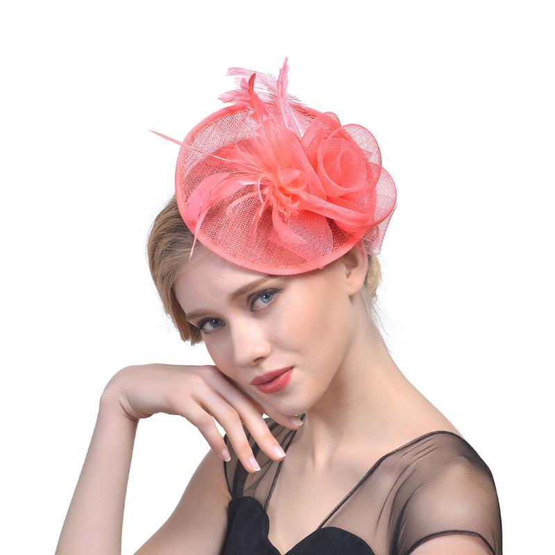 Kadın Aliceband Şapka Fascinator Kafa Bandı Düğün Bayanlar Günü Kraliyet Ascot Şapka